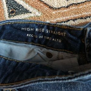 High Rise Straight jeans